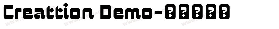 Creattion Demo字体转换